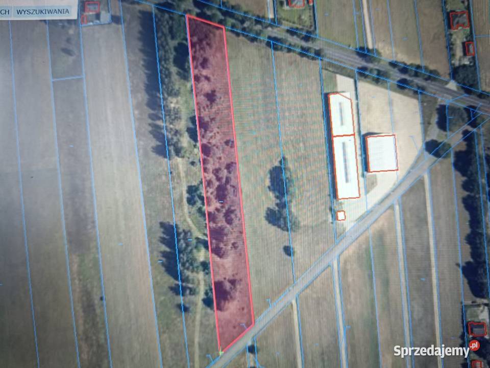 Działka przemysłowa inwestycyjna 8566 m2 Kuciny łódzkie