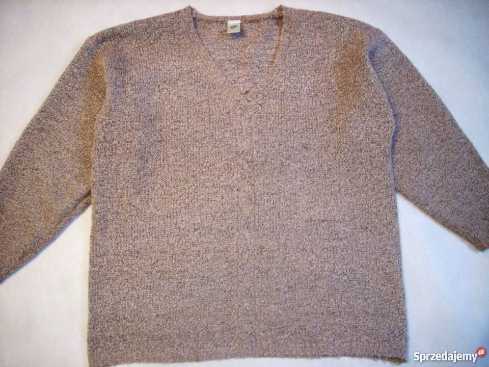 CA lużny sweter GRUBY bouqle melanż L XL Nowy Sącz