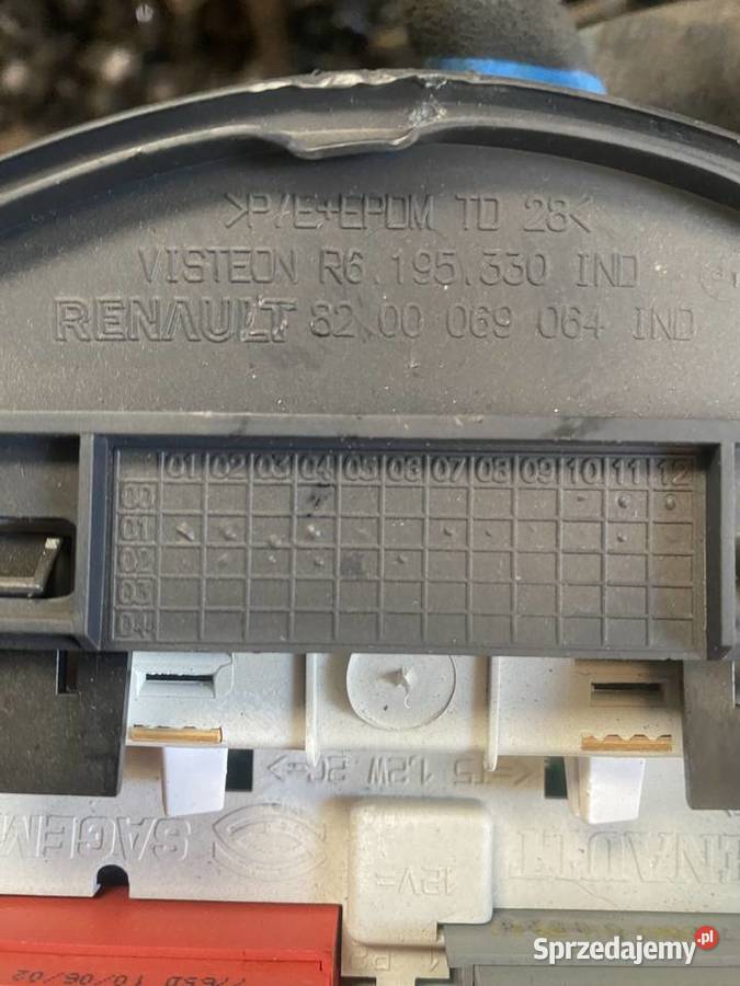 Wyświetlacz Renault Clio II 216562178A Ostrów Wielkopolski