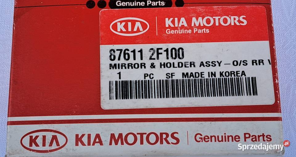 SZKŁO WKŁAD LUSTERKA PRAWY KIA CERATO 0609 osobowe dolnośląskie Mielęcin