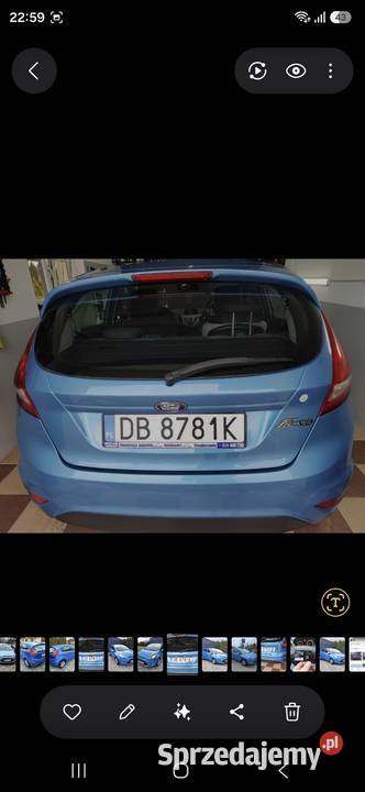 Ford fiesta mk7 2008 125 klima alufelgi 5 drzwi 90KM Wałbrzych sprzedam