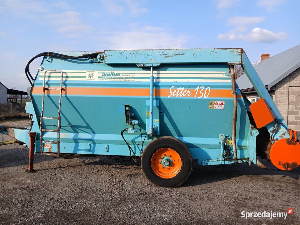 Paszowóz pionowy samozaładowczy Setter 13 m3 nieuszkodzony Ryki