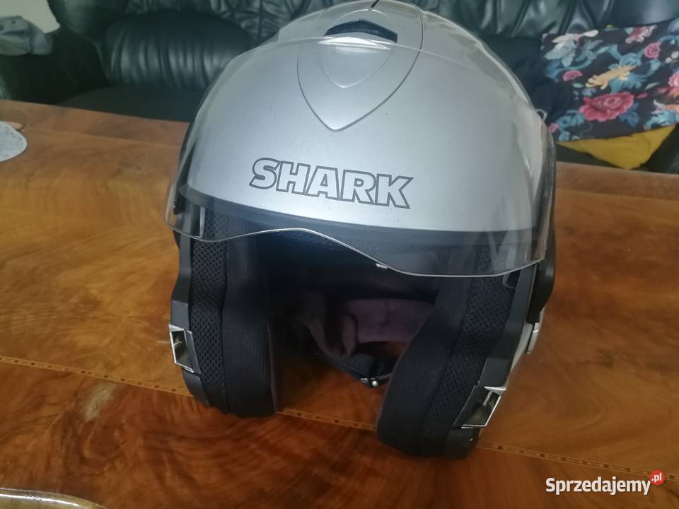 Kask Shark Evoline II 2 szczekowy srebrny