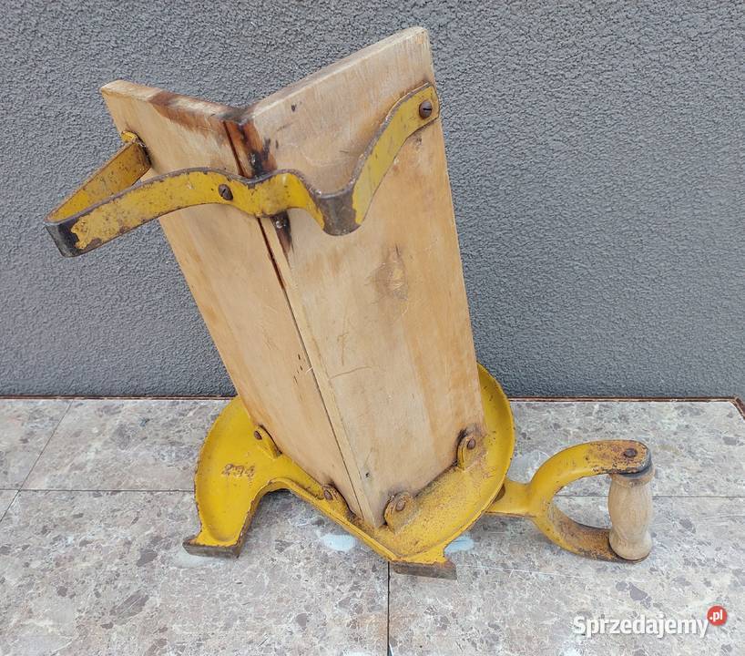 Stara krajalnica gilotyna do chleba ziół Raadvad sprzedam