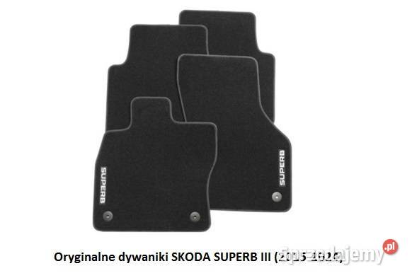 Nowe oryginalne dywaniki SKODA SUPERB III Warszawa