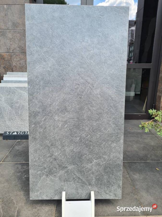 PŁYTKA GRES SLATE ANTRACITE SUGAR LAPPATO 60X120 Opoczno