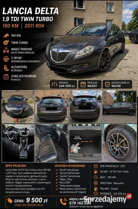 Lancia Delta 3 19tdi Twin Turbo 190 Kędzierzyn-Koźle
