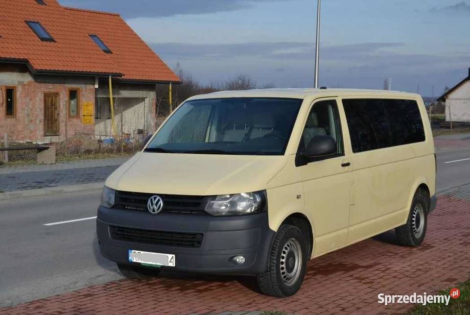 VW T5 20TDI Caravelle 2010 beżowy podkarpackie Ropczyce