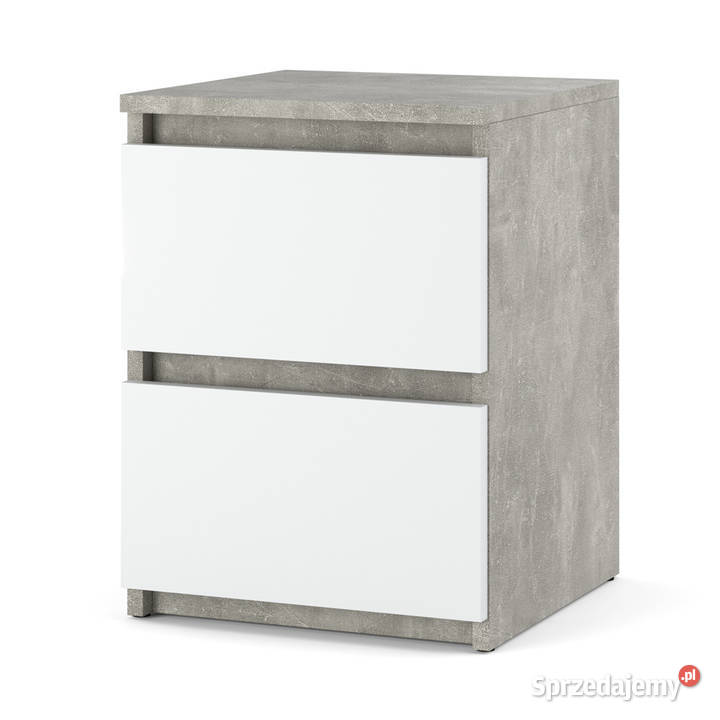 Szafka Nocna 2 Szuflady Nowoczesny Stolik Wąski warmińsko-mazurskie