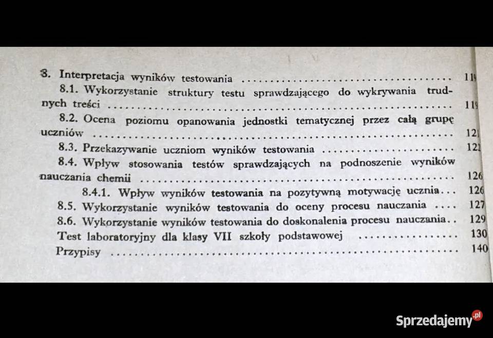 Metodyka testu chemicznego Krystyna Czupiał Rok wydania 1977 Chełm