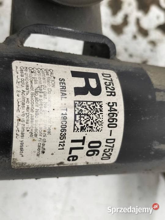 AMORTYZATOR PRAWY PRZÓD 16 CRDI 136 54660D7520 Amortyzatory
