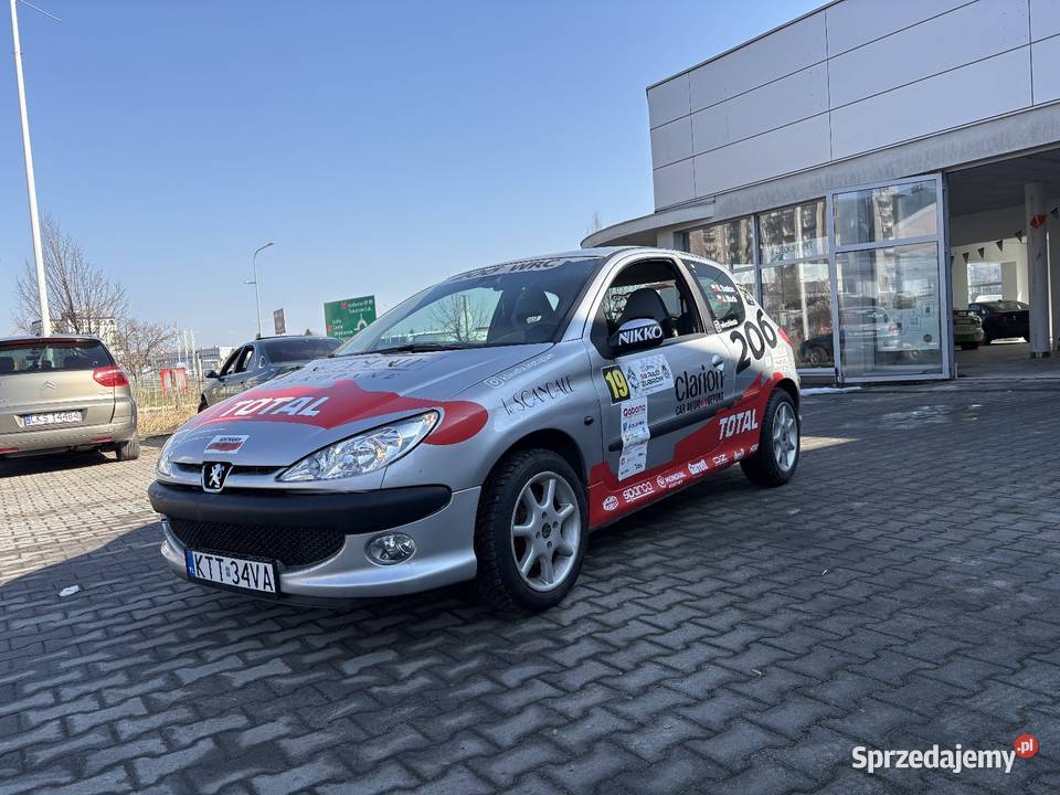 Peugeot 206 20B 140 przebieg 113 styl WRC światła przeciwmgielne Zamość