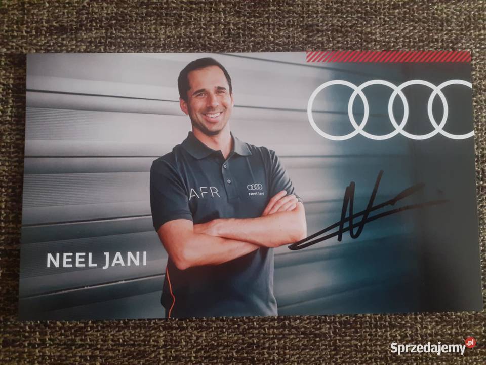 Autograf Neel Jani Audi Formula Racing