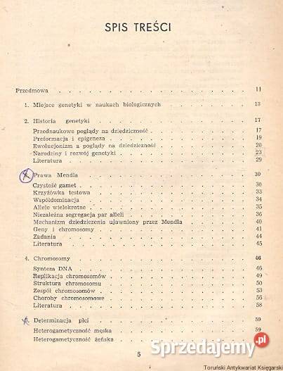 Zarys Genetyki Rodkiewicz Goleniów