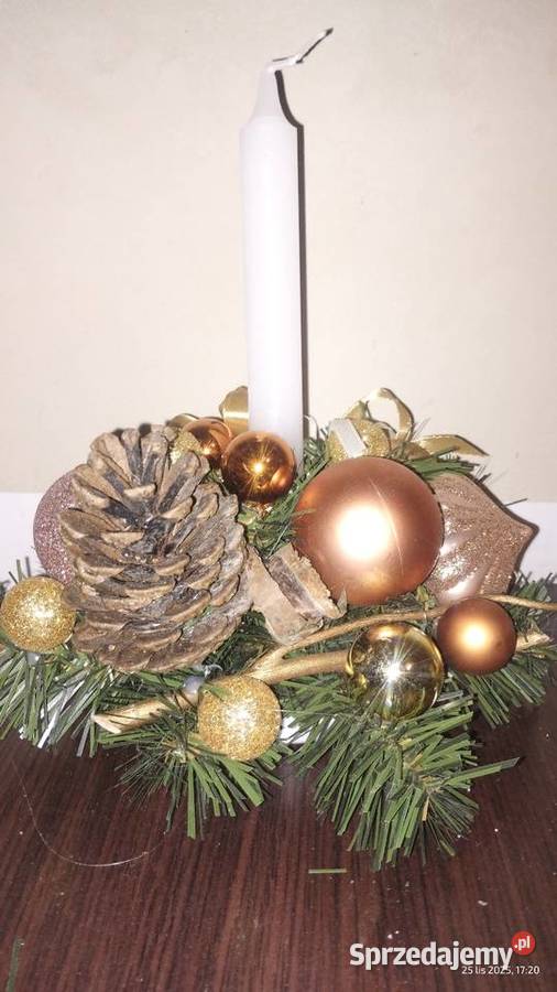 Stroik świąteczny na stół okrągły 20 Koszyce