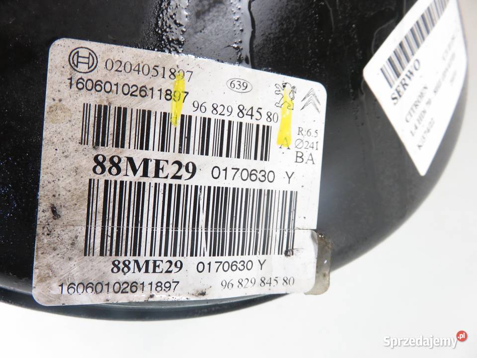 SERWO CITROEN C3 II 14 HDi 8V 9682984580 małopolskie