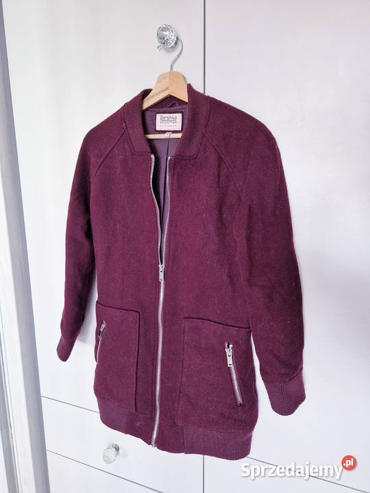 Przedłużana damska bluza Bershka czerwony Dąbrowa Górnicza