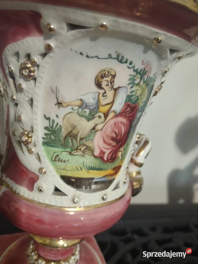 Waza wazon włoska porcelana H Sanders Gniezno