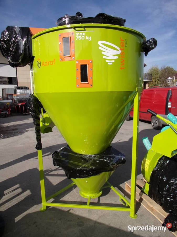 Mieszalnik pasz sypkich ADRAF Twister M012 1000 nieuszkodzony łódzkie Opoczno
