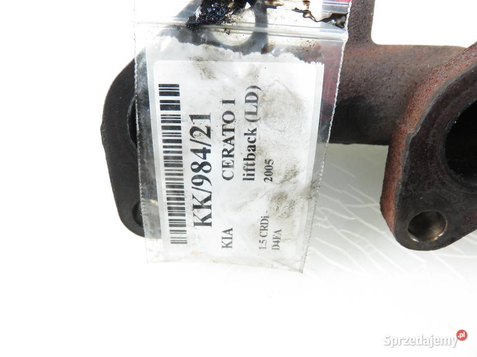 KOLEKTOR WYDECHOWY KIA CERATO I 15 CRDi Kolektory wydechowe Układ wydechowy