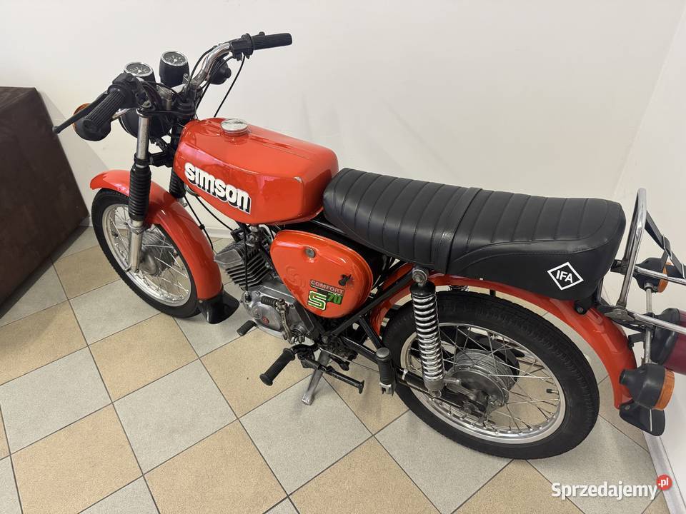 Simson S70 Comfort DDR Oryginał Rok produkcji 1984 Dąbrowa Górnicza