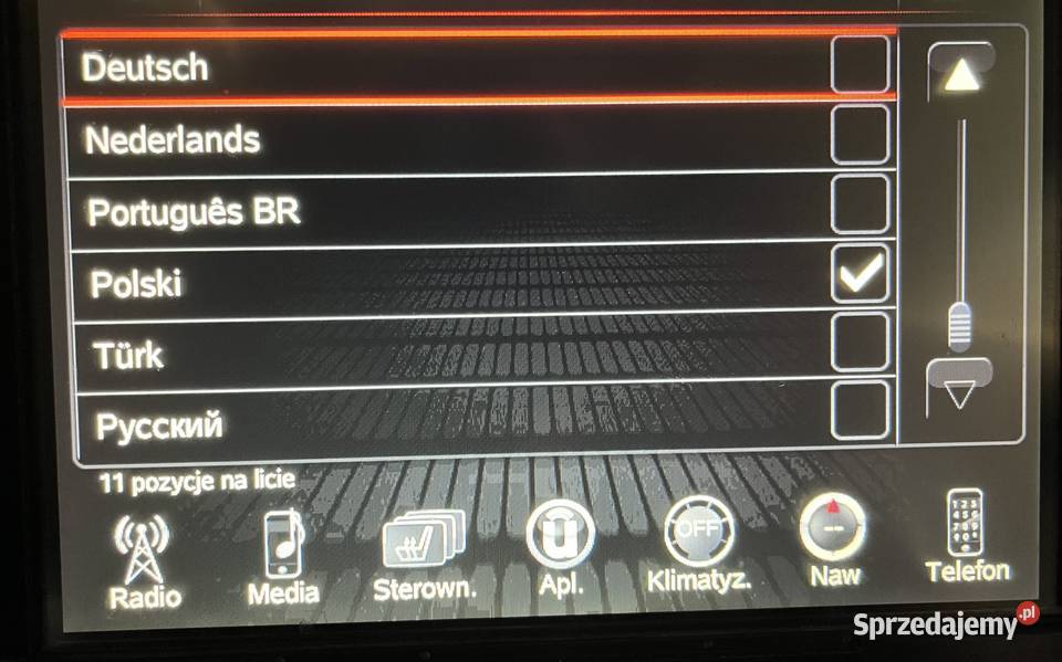 JEEP CHEROKEE UCONNECT 84 Polskie Menu Lektor Naprawa i warsztat Kraków serwis