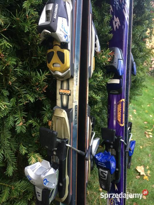 Narty z wiązaniami