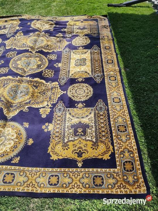 Zabytkowy dywan TEBA Kasak 360x290 wełna antyk