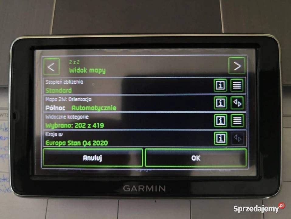 Mapa do VW UP Citygo Seat Mii Ibiza Garmin Łódź sprzedam