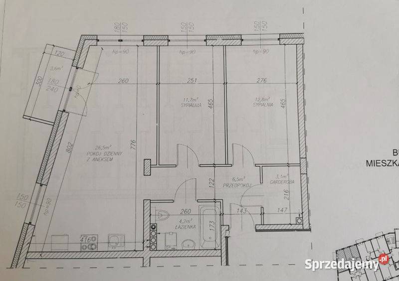 3p 65m Polanowickiej BALKONKOMÓRKAGARAŻ Wrocław