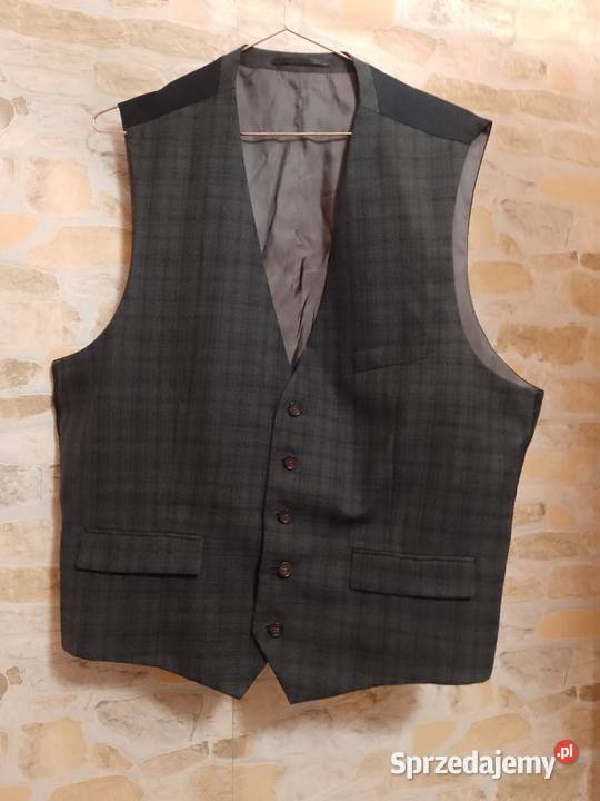 XL Woolblend Ekskluzywna kamizelka garniturowa z Kraków