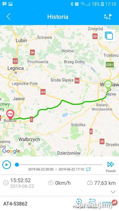 Lokalizator GPS do auta samochodu mocna bateria Wrocław sprzedam