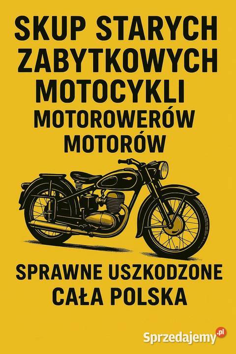 SKUP motocykli PRL WSK Junak Jawa Komar Ryś Żak Myślibórz