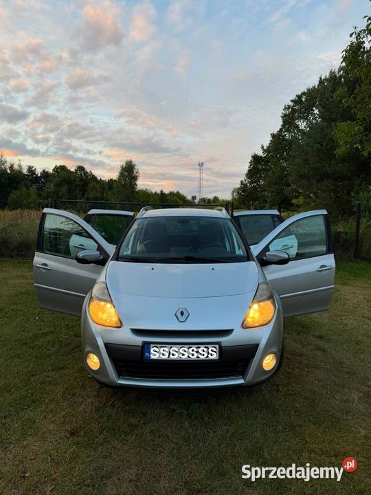 Renault Clio III Grandtur 15 dci srebrny Sączów sprzedam