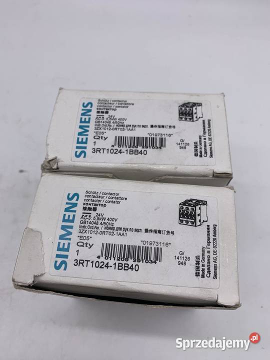 Siemens 3RT10241BB40 Stycznik Instalacje Warszawa