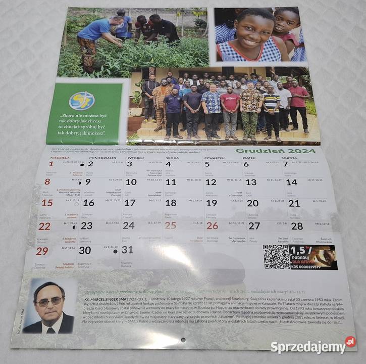Kalendarz misyjny 2024 SMA Prowincja Polska Pozostałe Czeladź