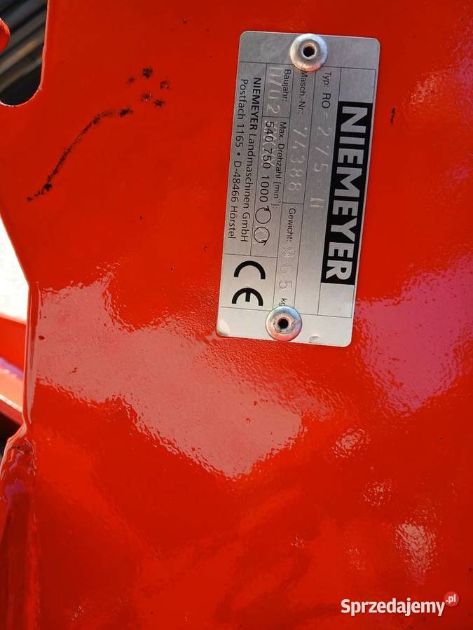 Kosiarka Niemeyer R 0 275 H z Niemiec Nowy Korczyn