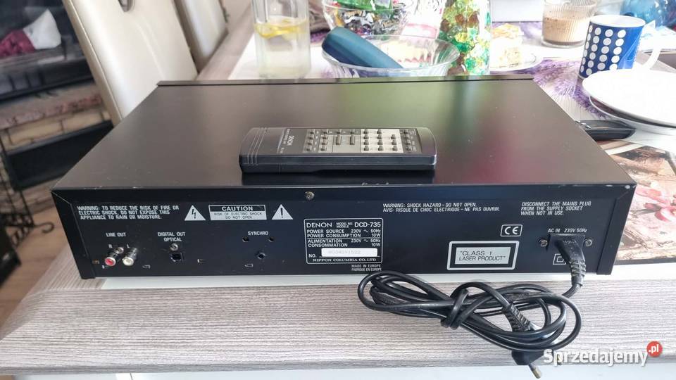 Odtwarzacz CD DENON DCD735 z pilotem Real 20Bit Warta