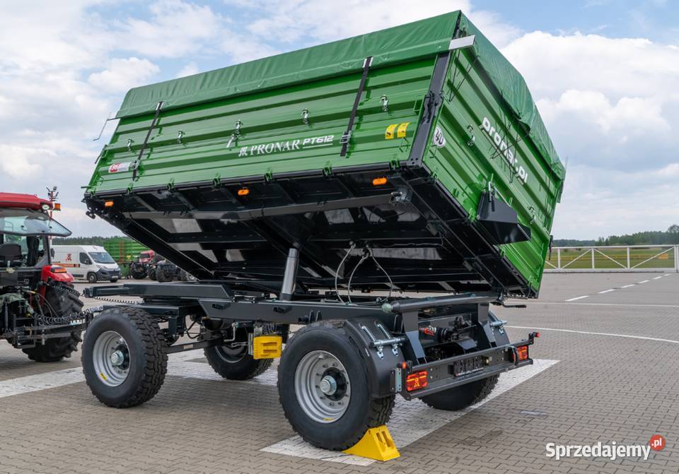 Przyczepa rolnicza dwuosiowa przyczepy Pronar Rogóźno