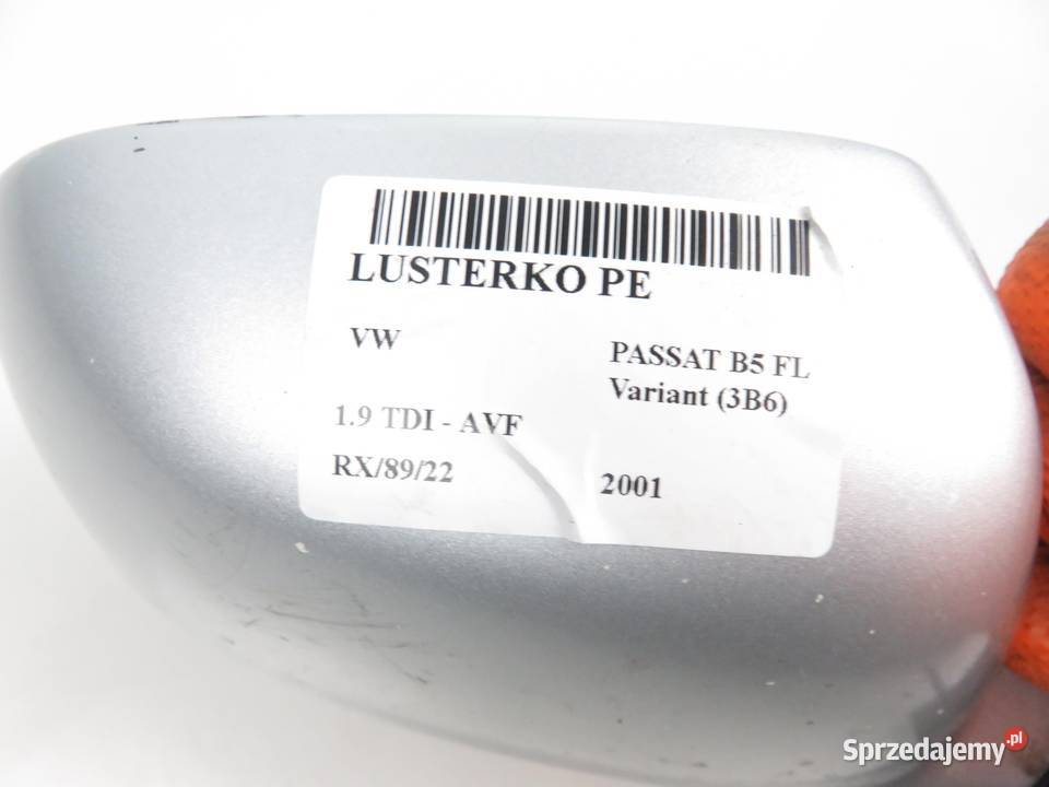 LUSTERKO PRAWE VW PASSAT B5 FL 3B6 małopolskie