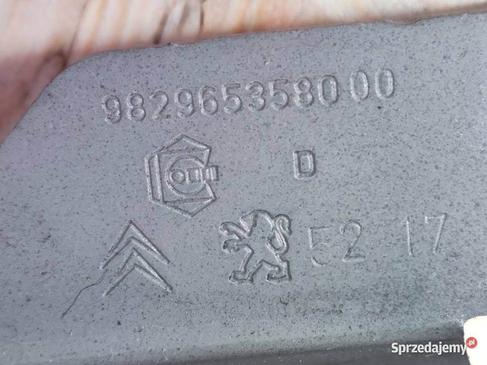 Zawias Maski Prawy Citroen DS7 1722 9829653580 osobowe wielkopolskie Pleszew