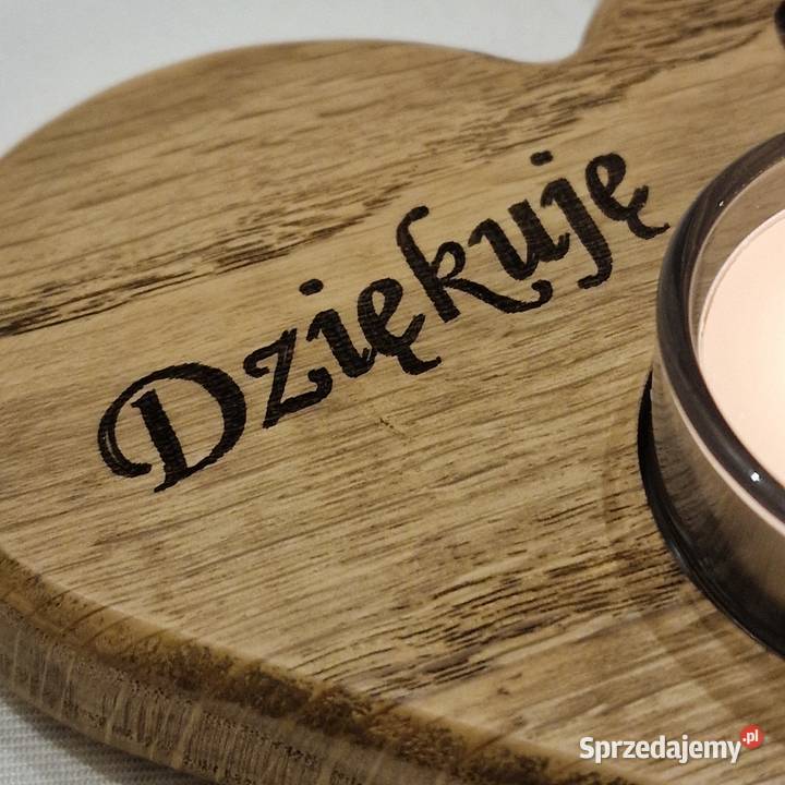 Świecznik drewniany z dębu Dija No 46 Dom i Ogród Sępopol