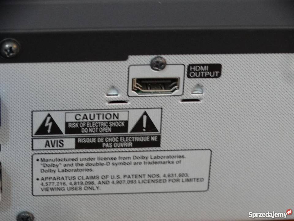 Magnetowid z HDMi USB DVDrec LG RC389Hpilot Jasło