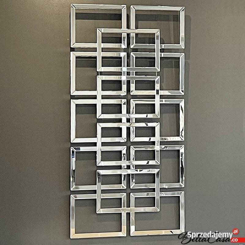 Lustro glamour dekoracyjne na ścianę do inny kolor Warszawa