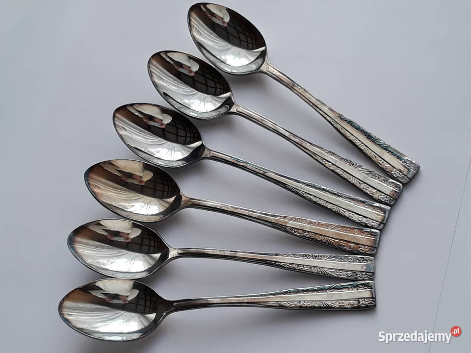 Posrebrzane łyżeczki do herbaty WSCHODNI Hefra