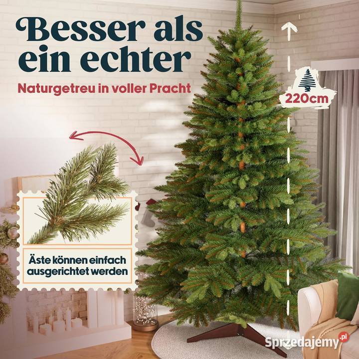 Choinka sztuczna PURE LIVING INTERIOR DESIGN 220 Boże Narodzenie