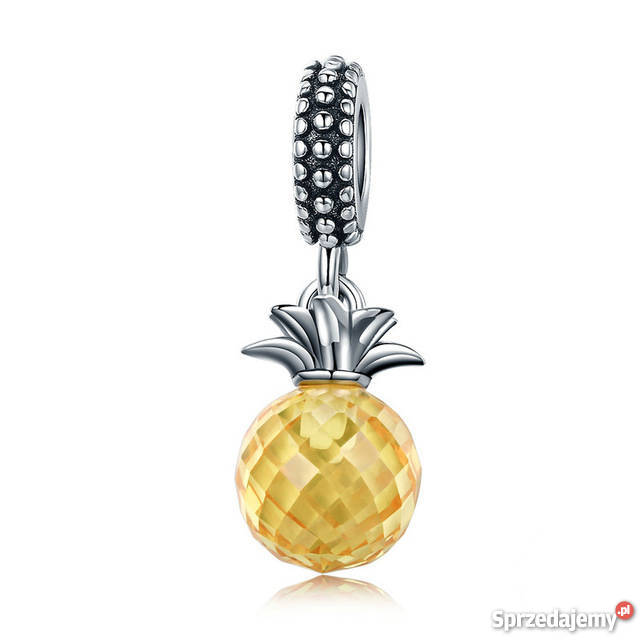 Pandora Charms koralik zawieszka Pandora ananas srebrne mazowieckie Warszawa