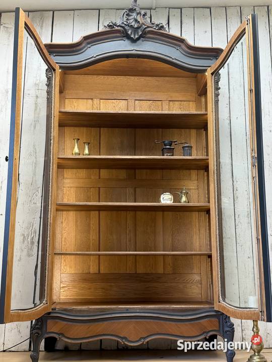 Biblioteka 2drzwiowa witryna Ludwik XV Francja I wielkopolskie Poznań sprzedam