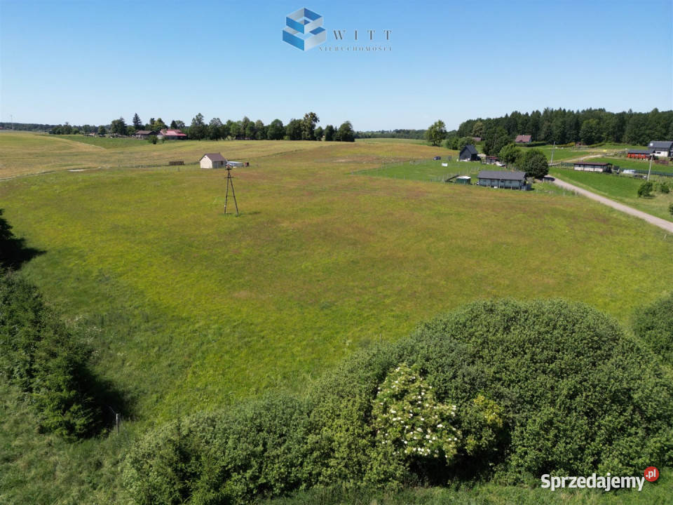 sprzedaży gruntu 1013m2 Dziśnity 110zł/m2
