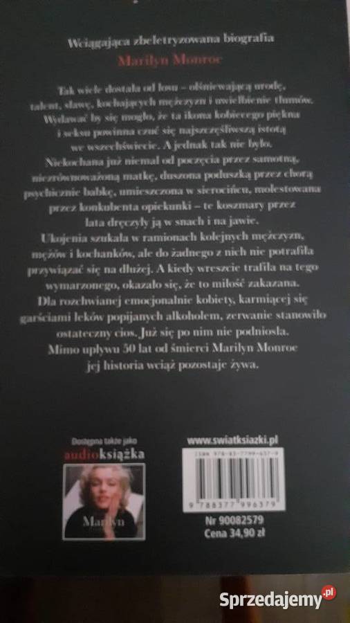 Marilyn Żyć i umrzeć z miłości miękka z obwolutą Szczecin